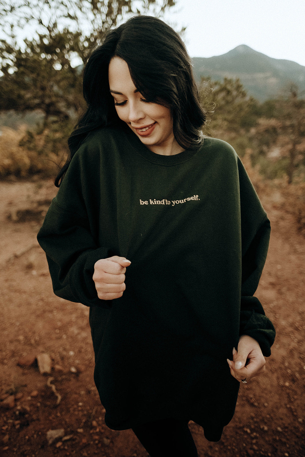 Be kind to yourself crewneck